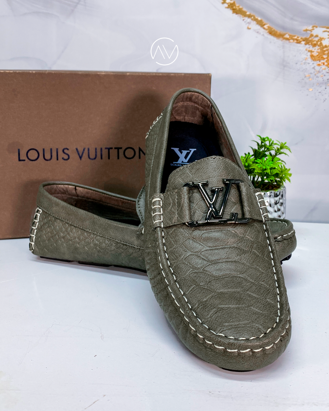Mocasín Cosido Para Hombre Crocus - Alta Calidad