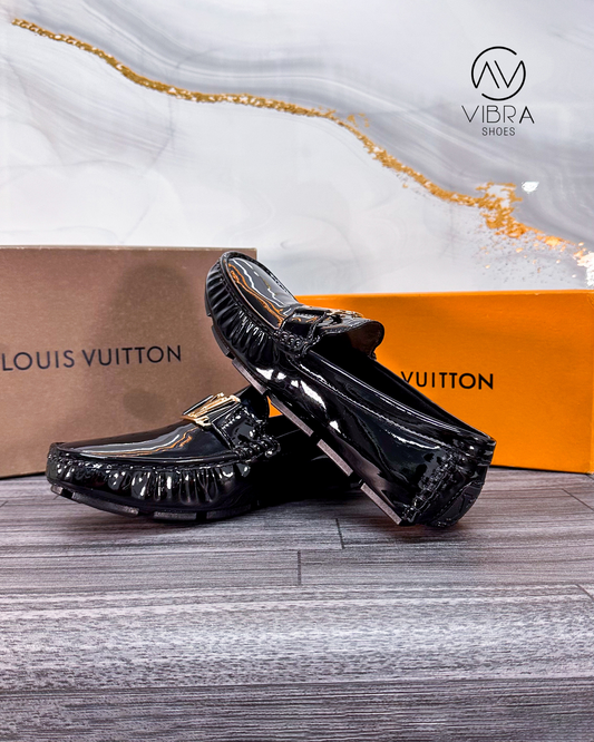 Mocasines cosidos para hombre de Charol Mónaco - Vibra Shoes