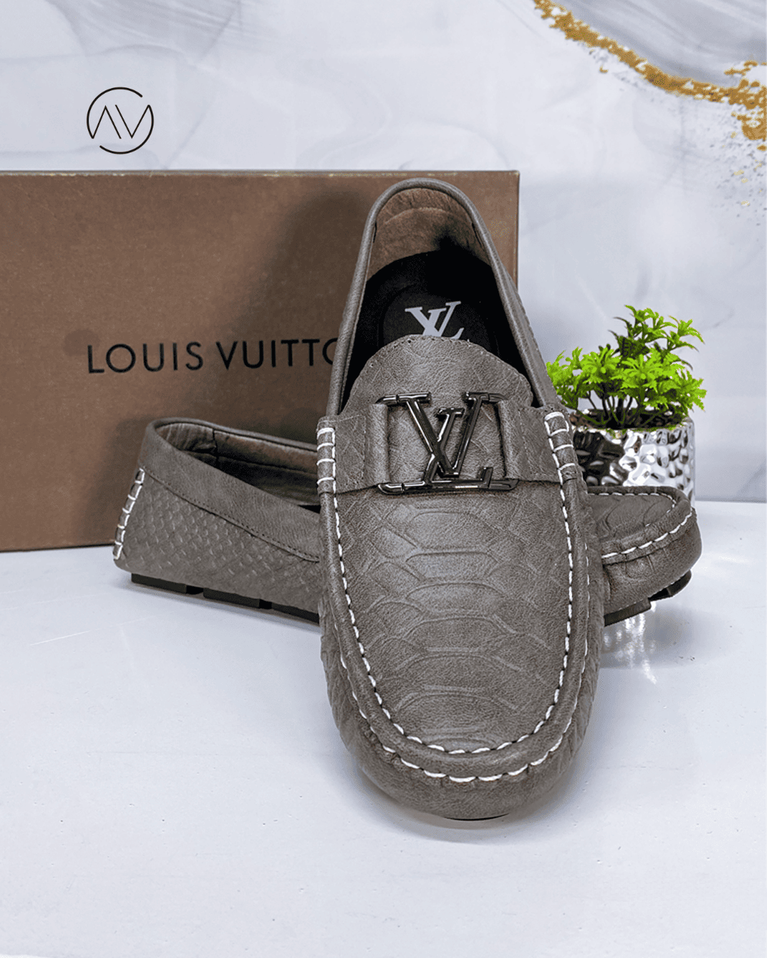 Mocasín Cosido Para Hombre Crocus - Alta Calidad